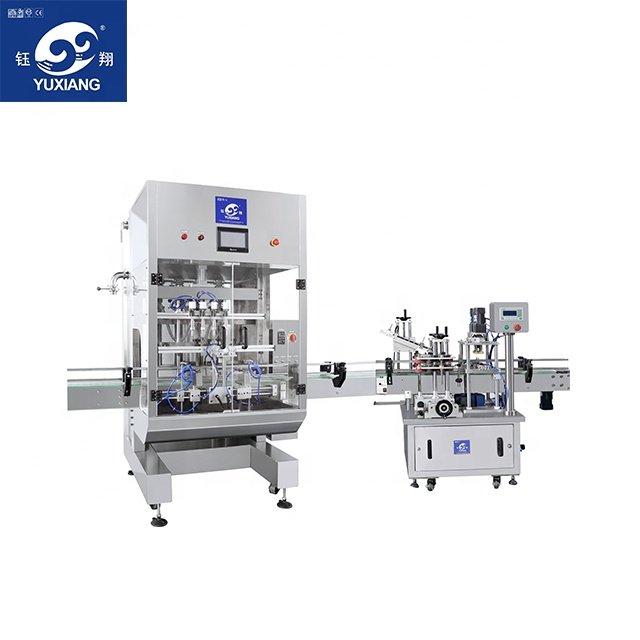 Cosmetics Production Equipment Automatic Liquid Soap Shampoo Detergent Body Cosmetic Lotion Bottle Filling Machine for Sale